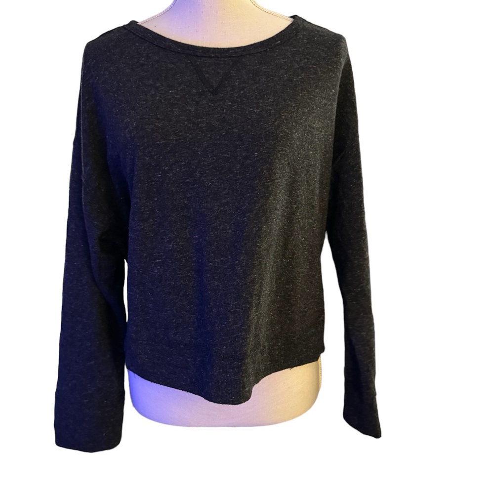 Open back sweatshirt